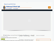 Tablet Screenshot of kallehauge-el.dk
